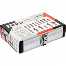 YATO Set 15 freze lemn cu tija de 8 mm..